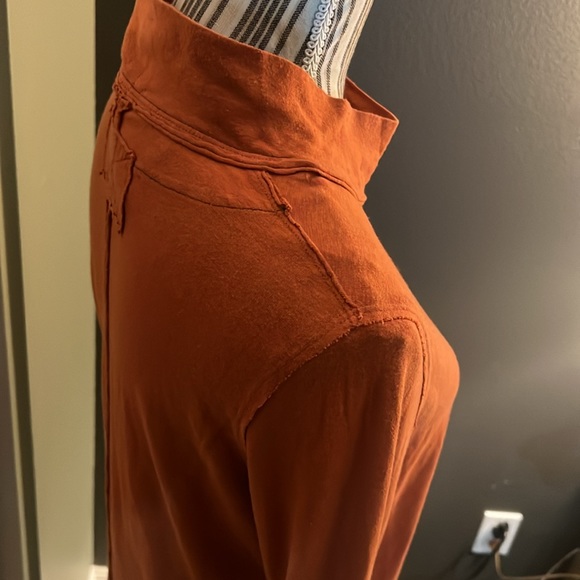1 hour sale. 🎉 Free People, willow hemp mock rust turtleneck top, XS - Picture 4 of 9